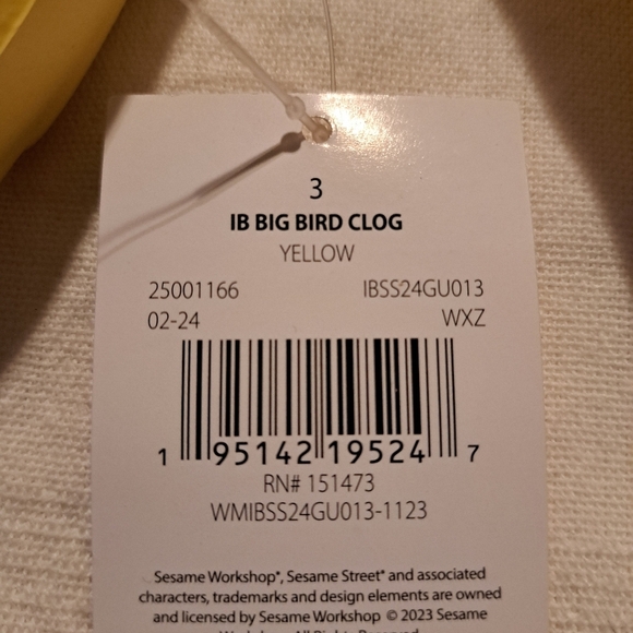 Sesame Street toddler foam sandals, pick size 2, 3, or 4 NWT - Picture 5 of 9